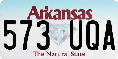 AR license plate 573UQA