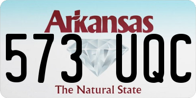 AR license plate 573UQC