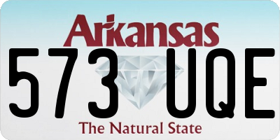AR license plate 573UQE