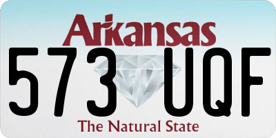 AR license plate 573UQF