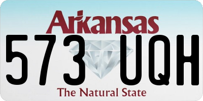 AR license plate 573UQH