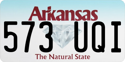 AR license plate 573UQI