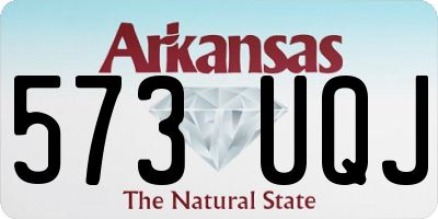 AR license plate 573UQJ