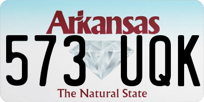 AR license plate 573UQK