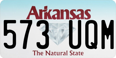 AR license plate 573UQM