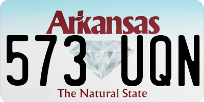 AR license plate 573UQN