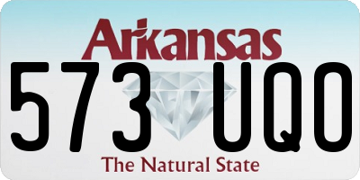 AR license plate 573UQO
