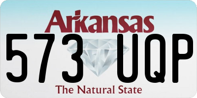 AR license plate 573UQP