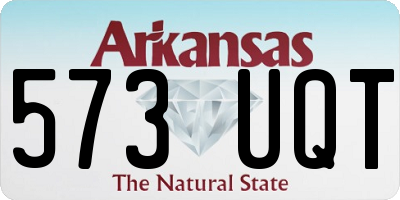 AR license plate 573UQT
