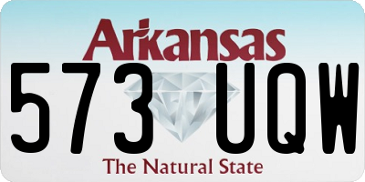 AR license plate 573UQW