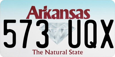 AR license plate 573UQX