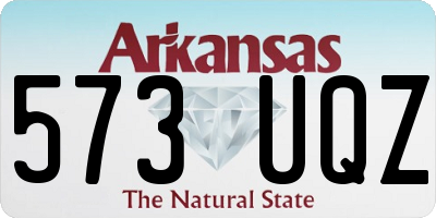 AR license plate 573UQZ