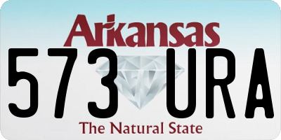 AR license plate 573URA