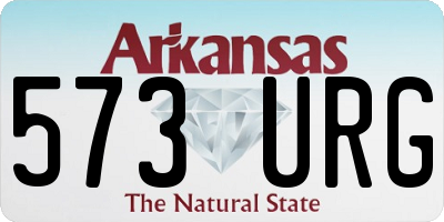 AR license plate 573URG