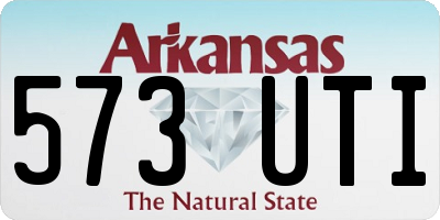 AR license plate 573UTI
