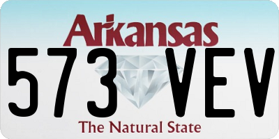 AR license plate 573VEV
