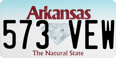 AR license plate 573VEW