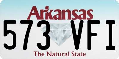 AR license plate 573VFI