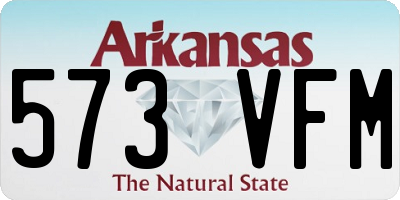 AR license plate 573VFM