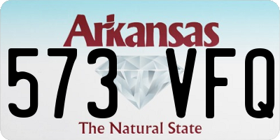 AR license plate 573VFQ