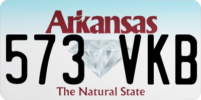 AR license plate 573VKB