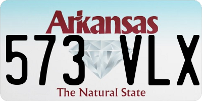 AR license plate 573VLX