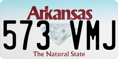 AR license plate 573VMJ