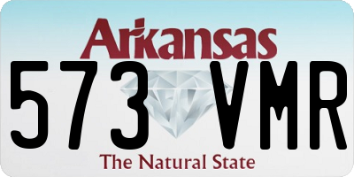 AR license plate 573VMR