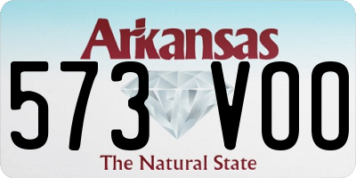 AR license plate 573VOO
