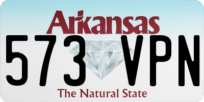 AR license plate 573VPN