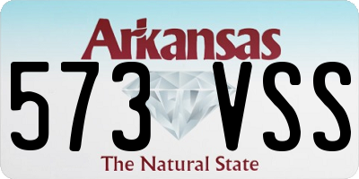 AR license plate 573VSS