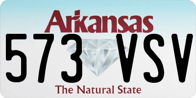 AR license plate 573VSV