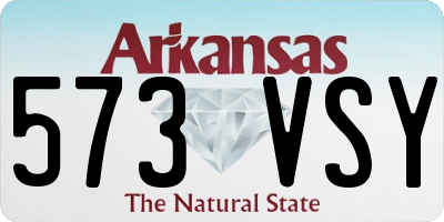 AR license plate 573VSY