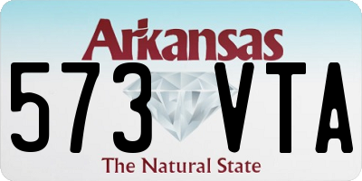 AR license plate 573VTA