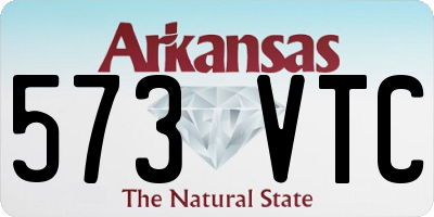 AR license plate 573VTC