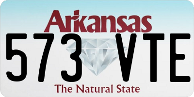 AR license plate 573VTE