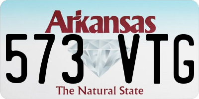 AR license plate 573VTG