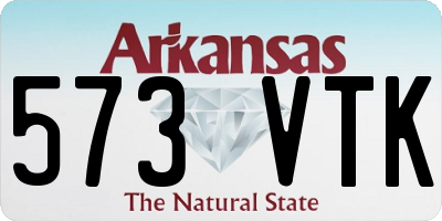 AR license plate 573VTK