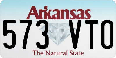AR license plate 573VTO
