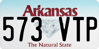 AR license plate 573VTP