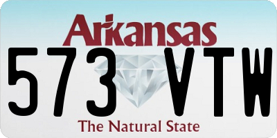 AR license plate 573VTW