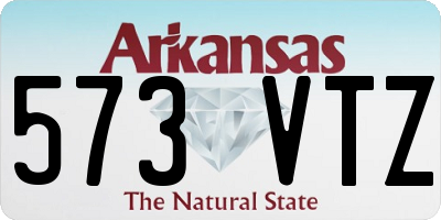 AR license plate 573VTZ