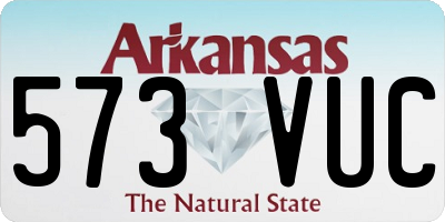 AR license plate 573VUC