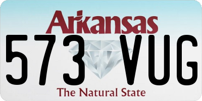 AR license plate 573VUG
