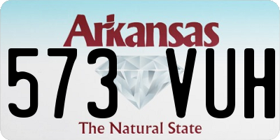 AR license plate 573VUH