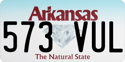AR license plate 573VUL