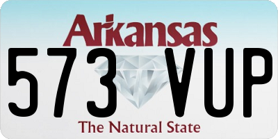 AR license plate 573VUP