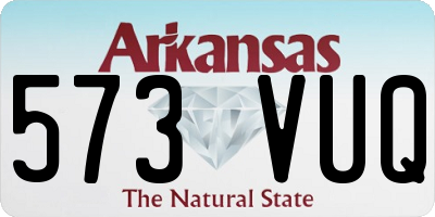 AR license plate 573VUQ