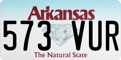 AR license plate 573VUR