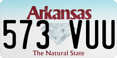 AR license plate 573VUU